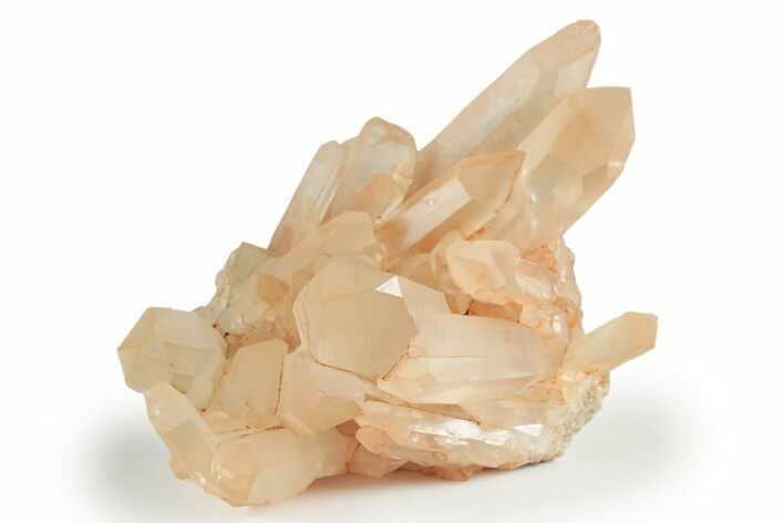Tangerine Quartz Crystal Cluster - Madagascar #205859